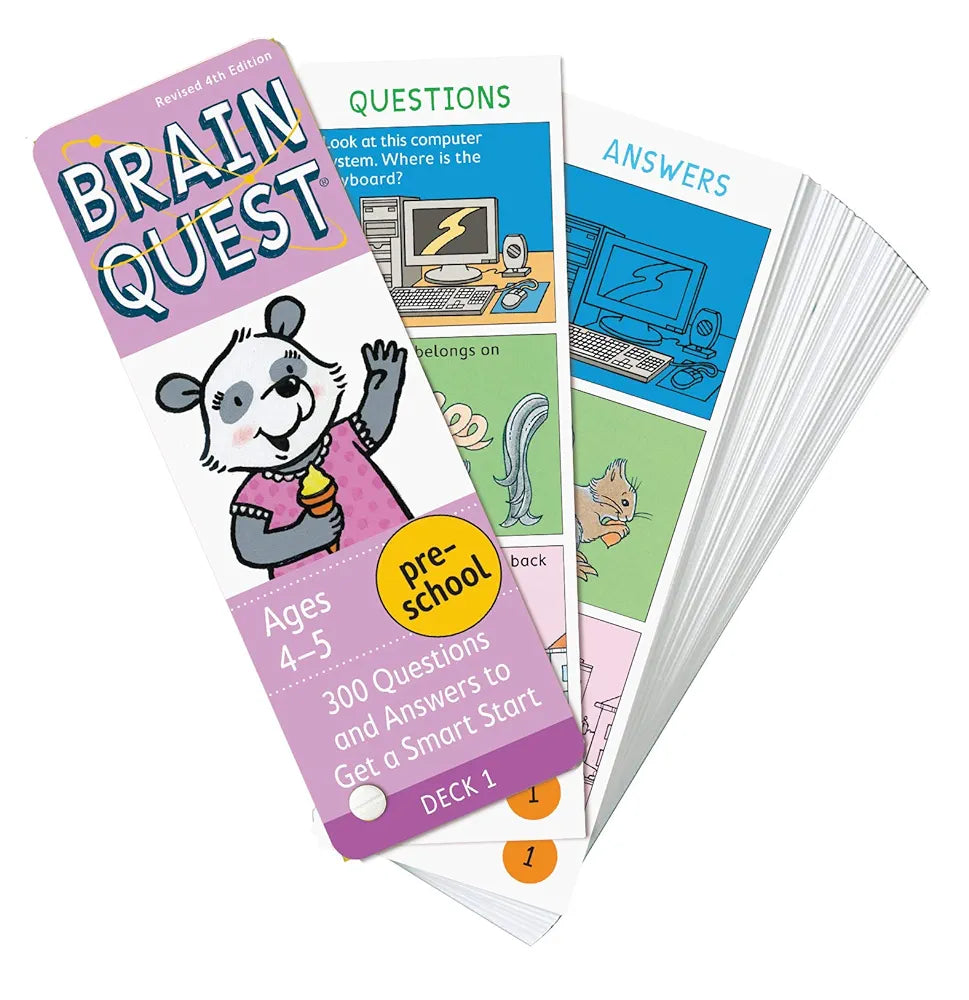 Brain Quest Pre-School 300 Q&A Ages 4-5