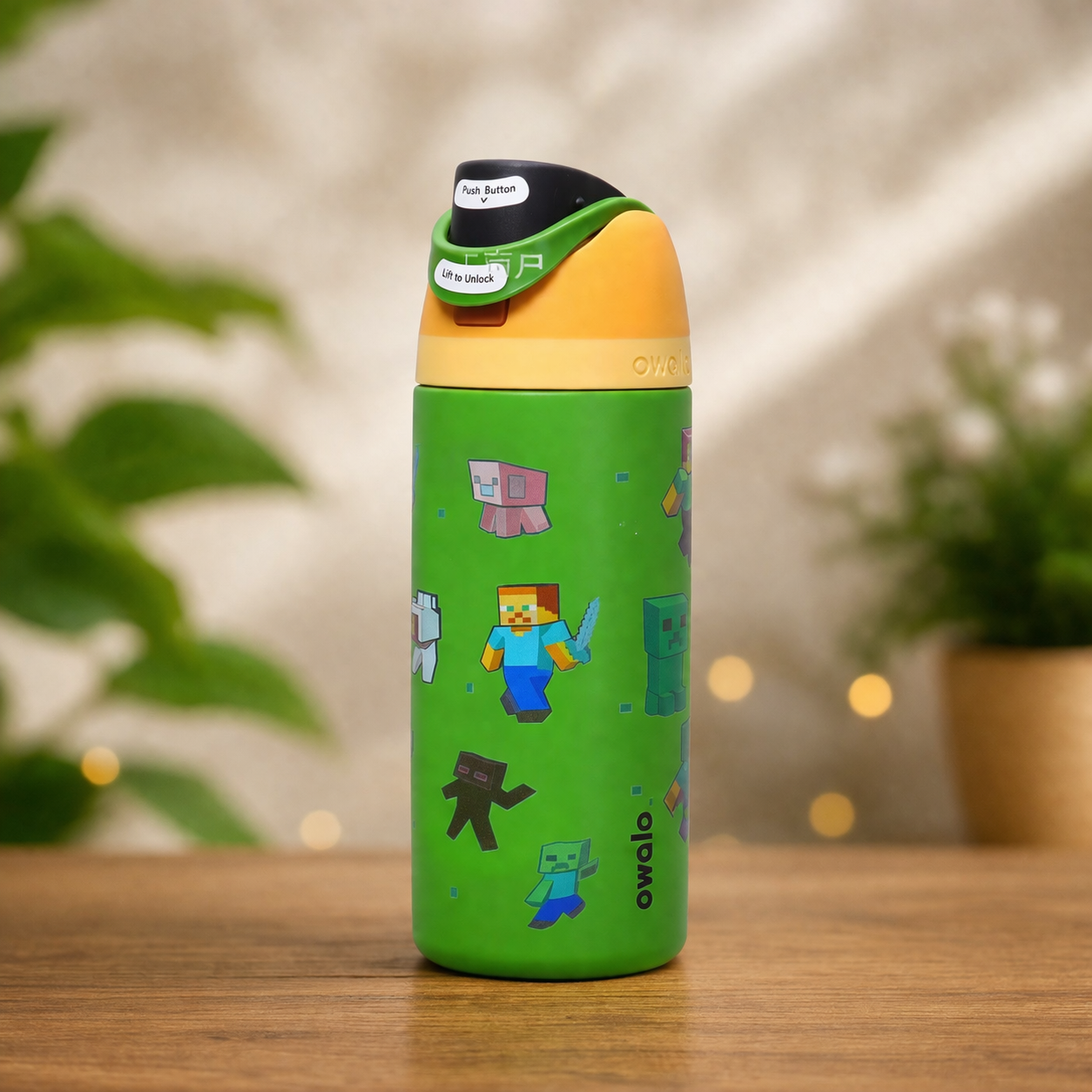 Owala Bottle Stainless Steel Free Sip Leak-proof | Minecraft | 480-710-950ml
