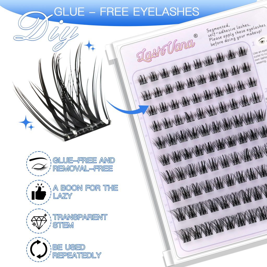 Lash Vana Segmented Self-adhesive Lashes W50-W51