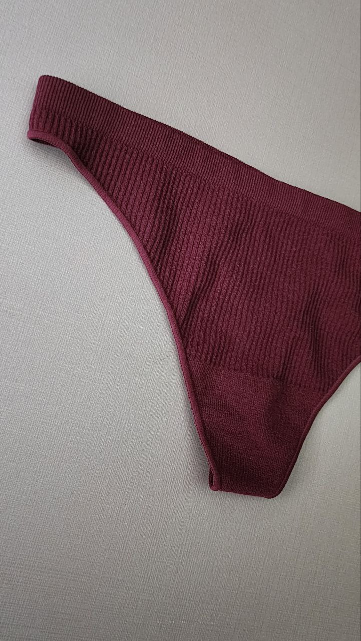 String For Sport Underwear Panties Cherry Color Size S