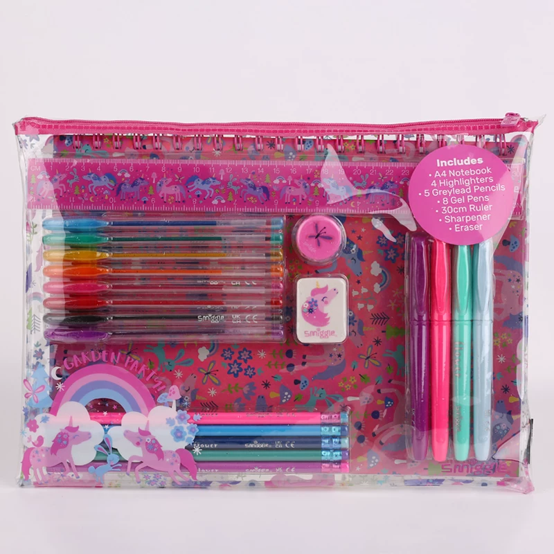 Smiggle Stationery Kit A4 Unicorn Design