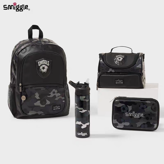 Smiggle Football Set 2pcs Backpack 42cm Lunch bag