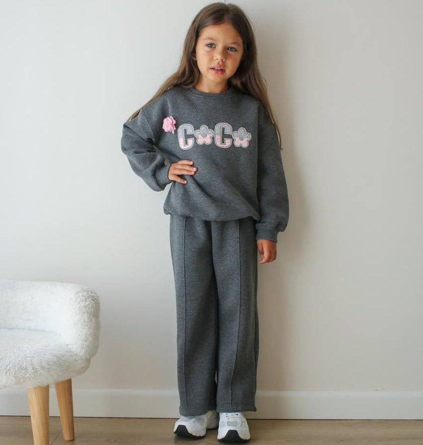 Outfit With Fleece Coco Design Size 3-10y