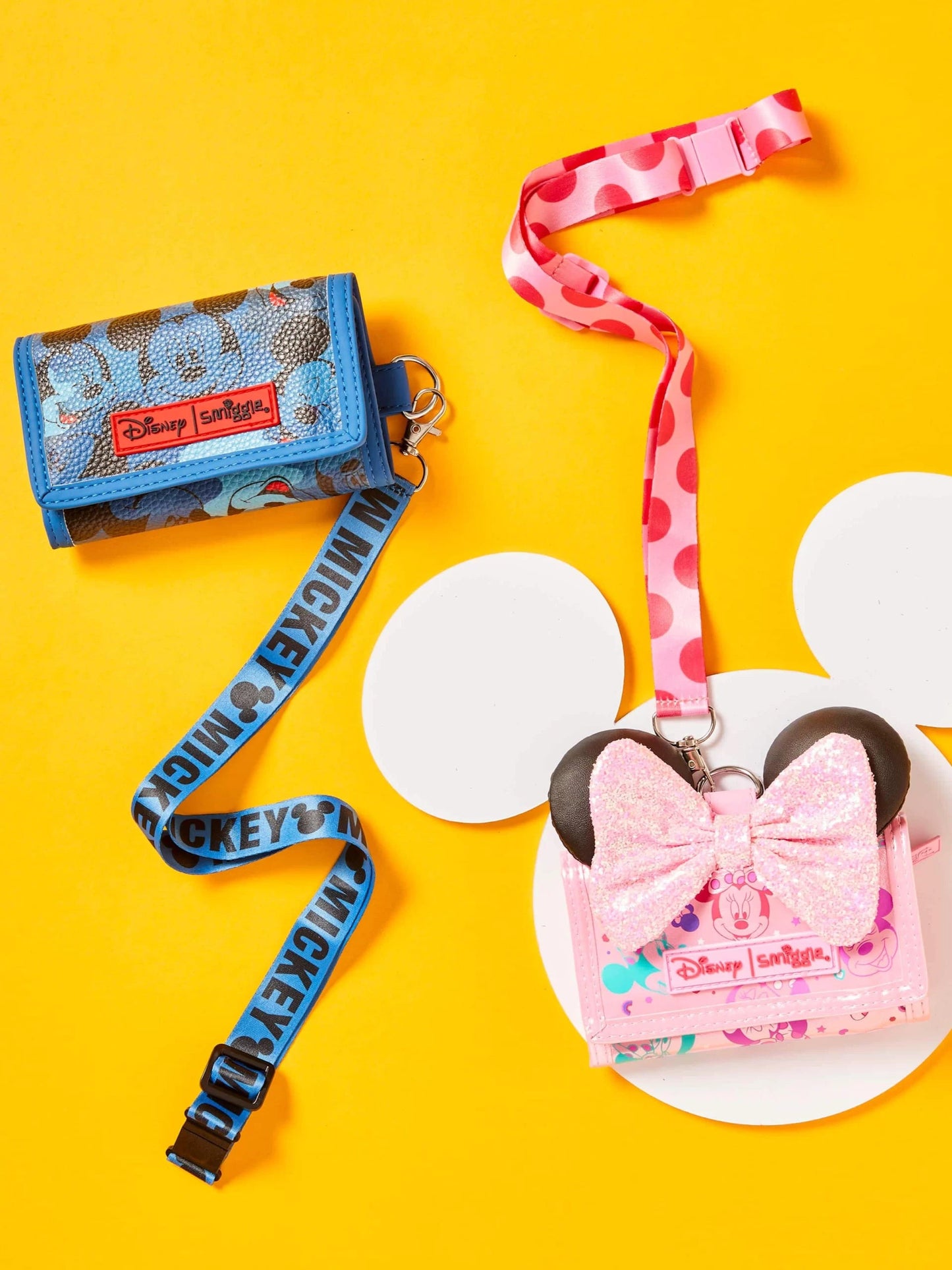 Smiggle Mickey Mouse Wallet Lanyard