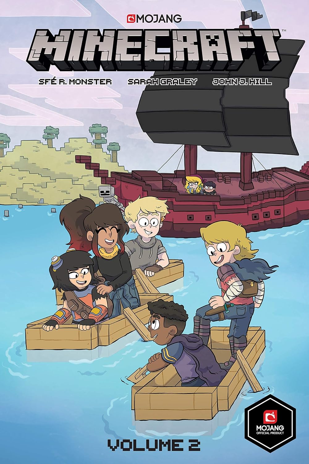 Minecraft 3 Books Set Graphic Novel Volume 1-3 Collection