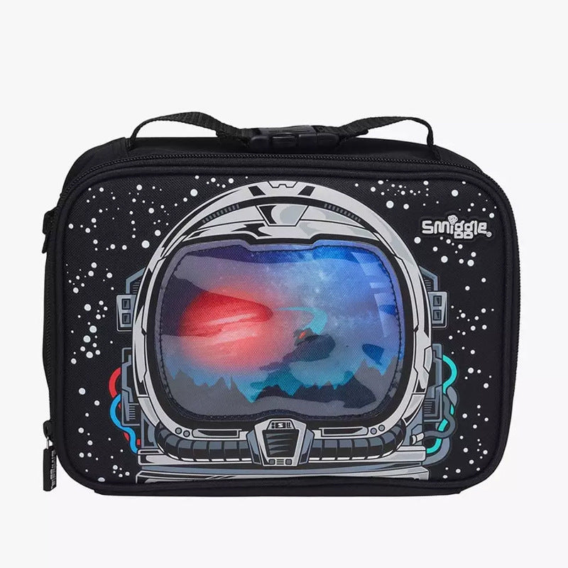 Smiggle Space Design Set Of 3pcs Bottle Lunch Box Backpack 42cm