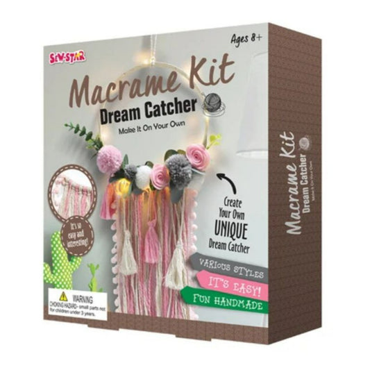 Macrame Kit Dream Catcher Diy For Kids Make It On Your Own