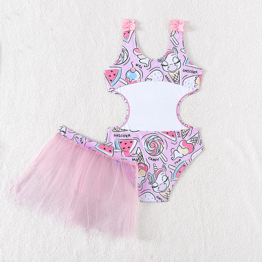 Swimsuit Ice-cream design 5-10y