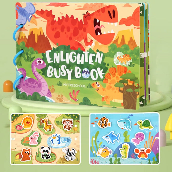 Preschool Busy Book Game Educational Diy Montessori Book
