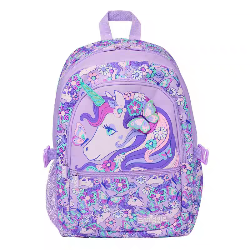 Smiggle Purple Unicorn Design Set 4pcs