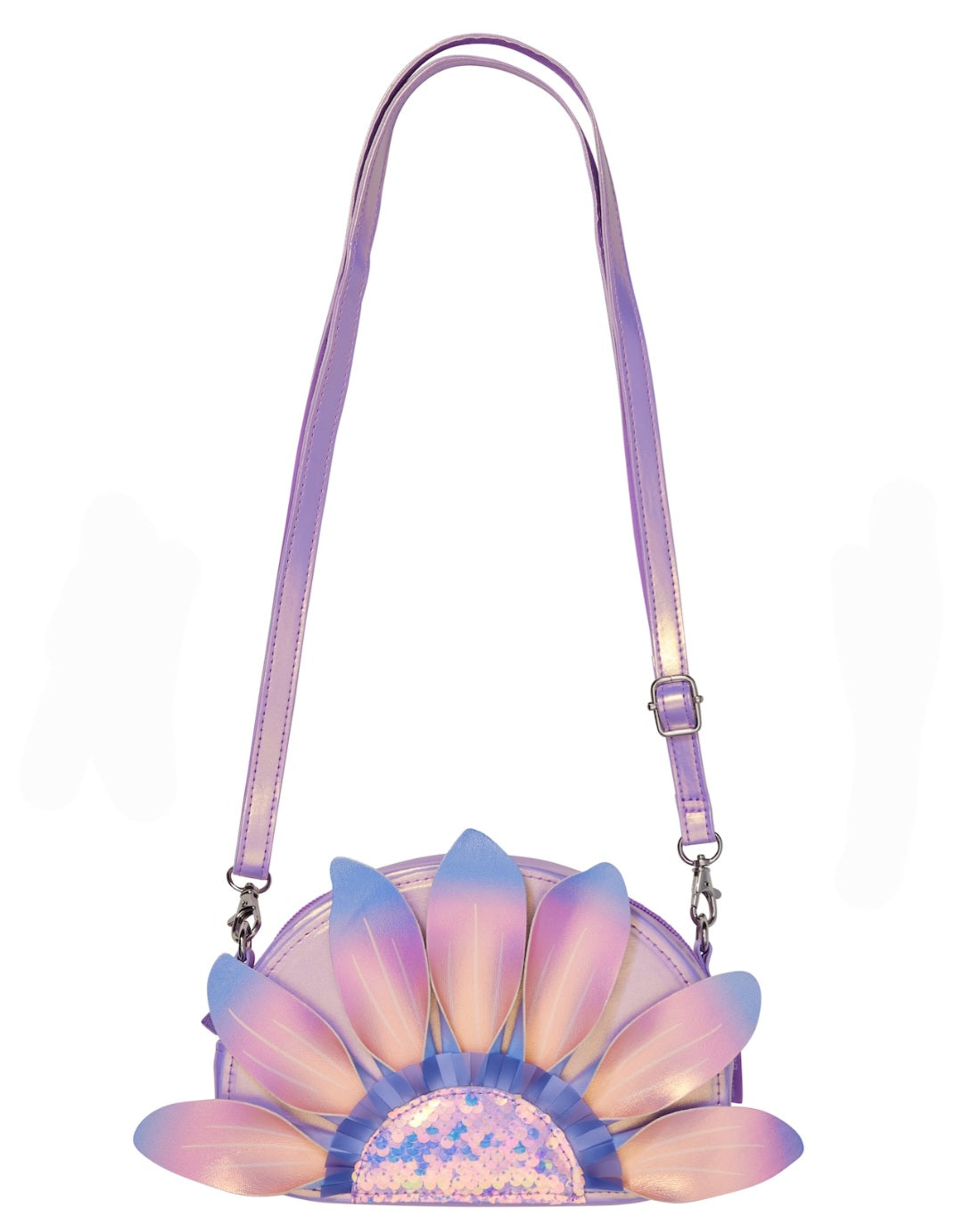 Smiggle Shoulder Bag - Adjustable Straps | Bloom Flowers | 19.5×13×5.5cm