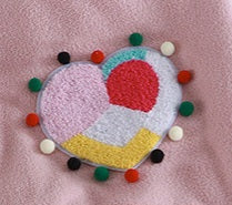 Girls’ Cozy Fleece Pajama Set – Colorful Heart | 1–12Y