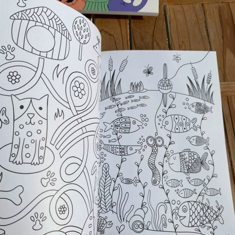 Creative Coloring Book For Calming Kids
