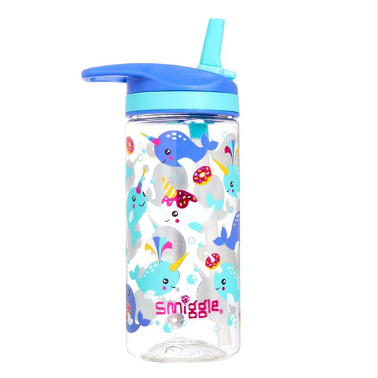Smiggle Bottle 440ml Whirl Design 17.5cm
