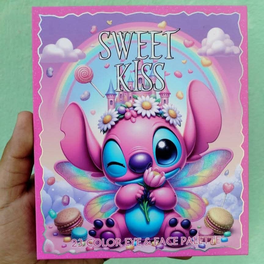 Sweet Kiss - Makeup Kit | 23 Color Eye & Face Palette | Stitch