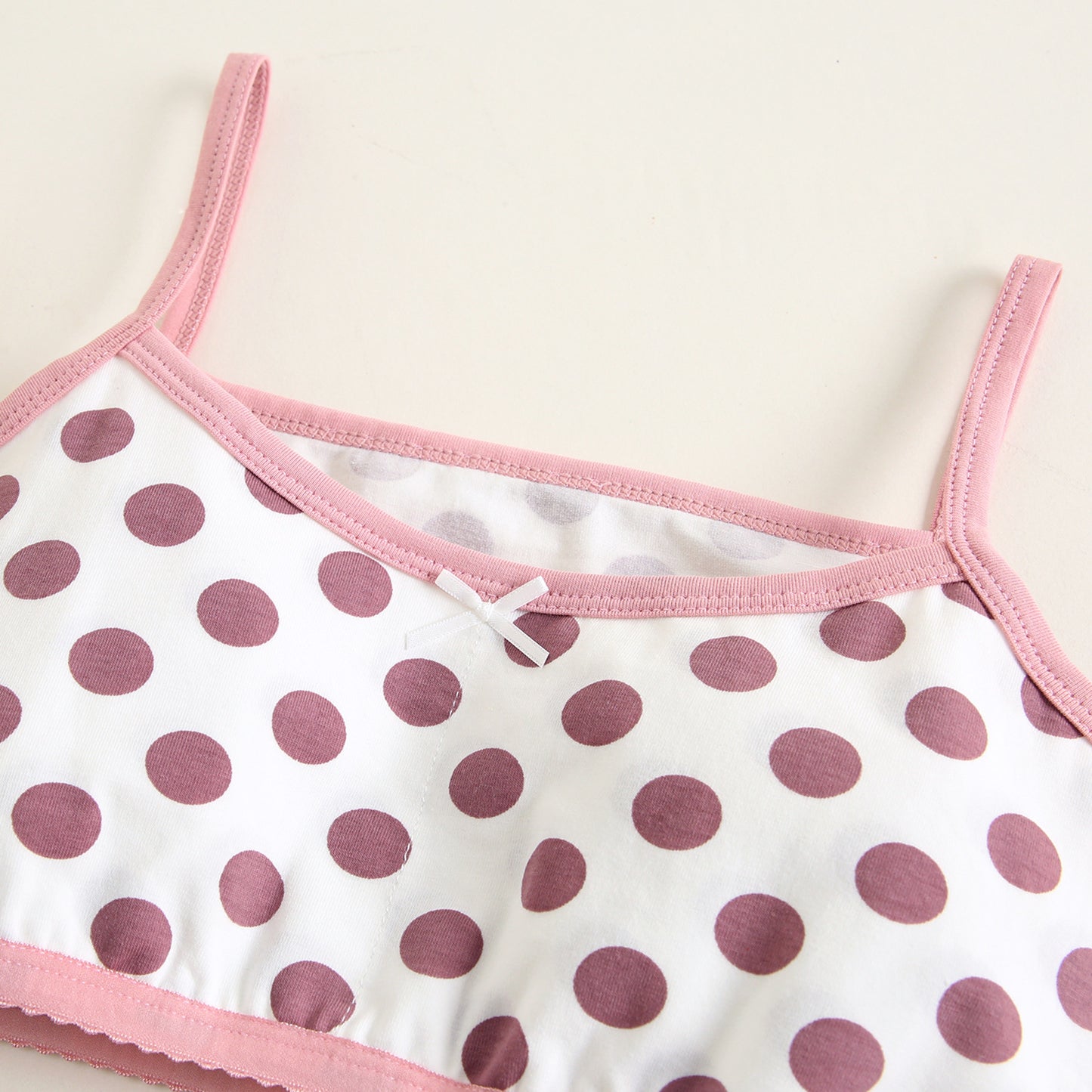 T Kids Girls Stretch Sports Bra for Teens Cotton Training Bras with Adjustable Straps for 7-12Y