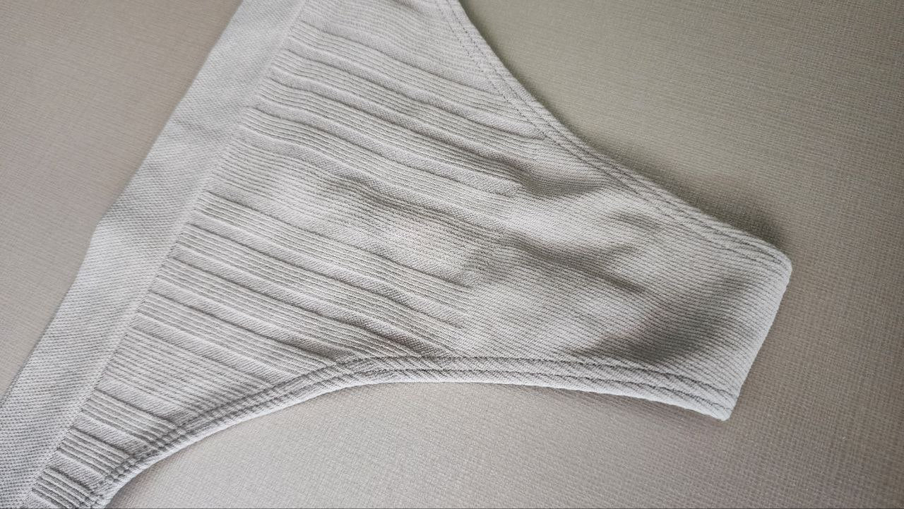 String For Sport Light Grey Underwear Panties Size S