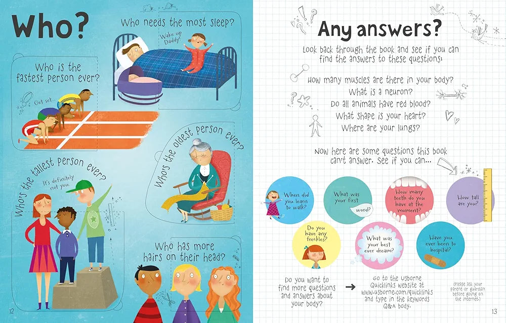 Lift-the-flap Questions and Answers Usborne Book