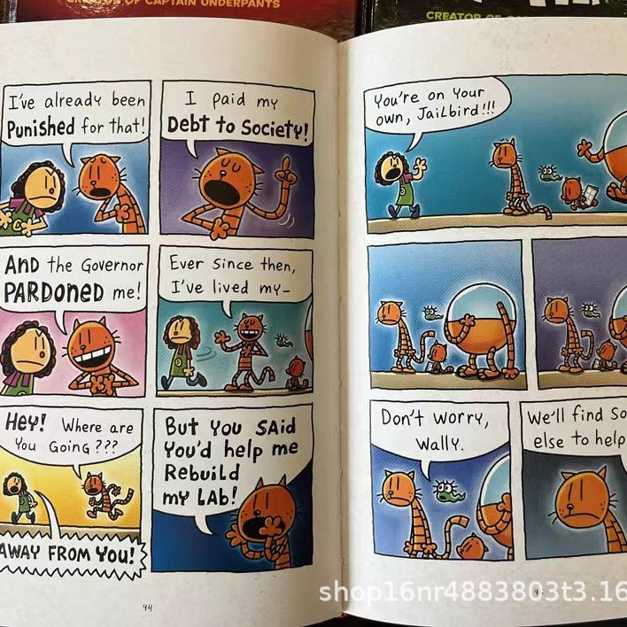 Children's Book Dog Man Comics 1-14 Book by Dav Pilkey | Hardcover | 6+