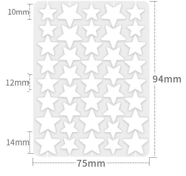 Acne Patch Stars Design White Or Pink Color 40pcs