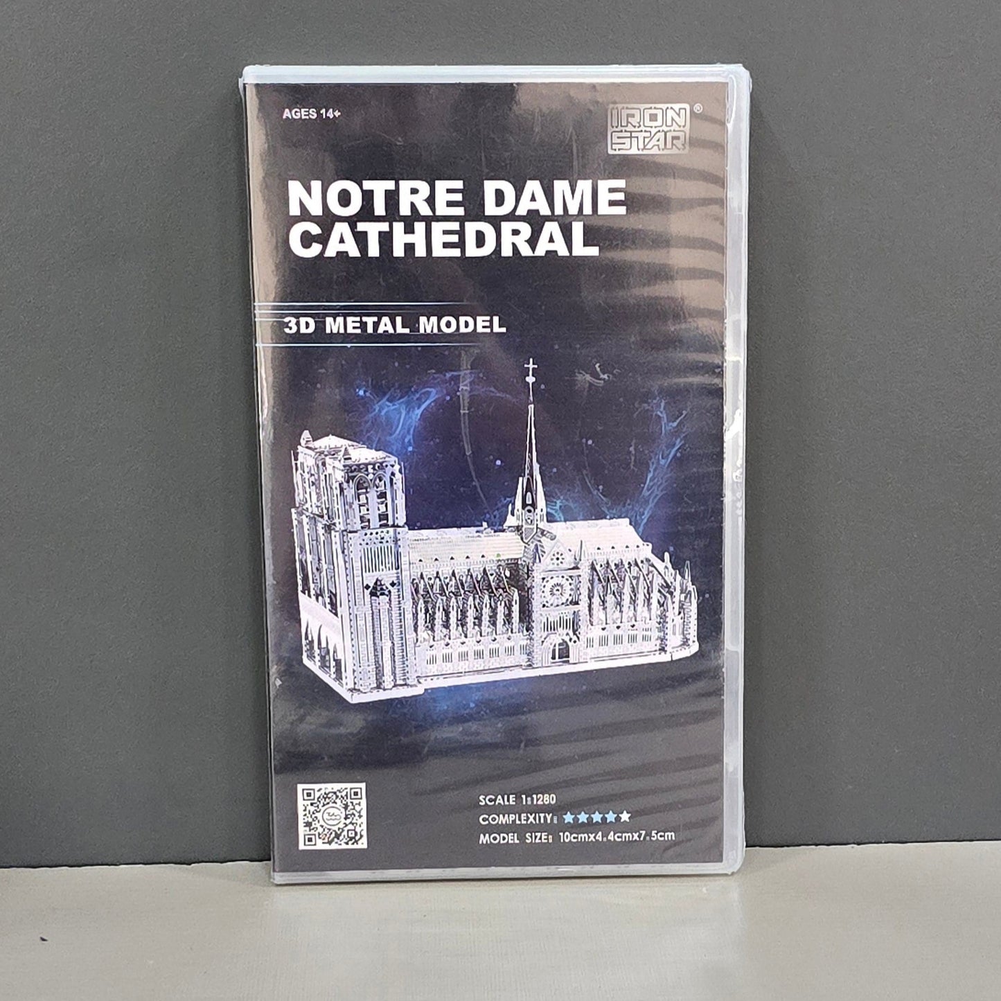 3d metal model Notere Dame Cathedral 14+