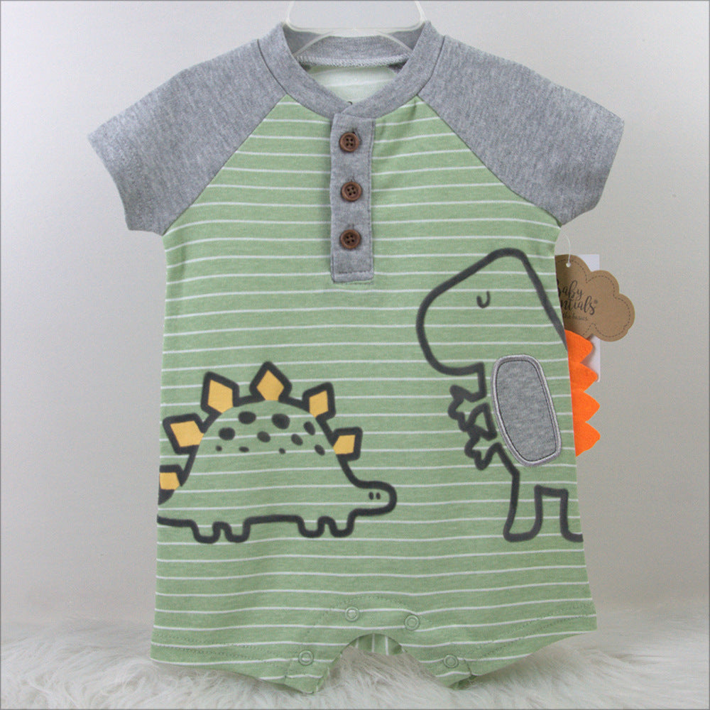 New Born Set Of 2 Pcs For Baby Boy Dinosaur Design Size 0-12months