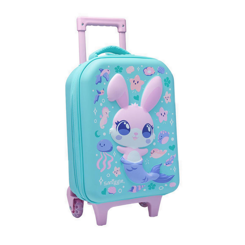 Smiggle Trolley Bag | Hardtop | Bunny Sea | 45cm