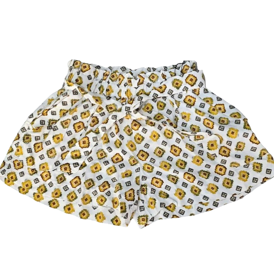 Short For Girls Flower Design Zara Size 5-6y