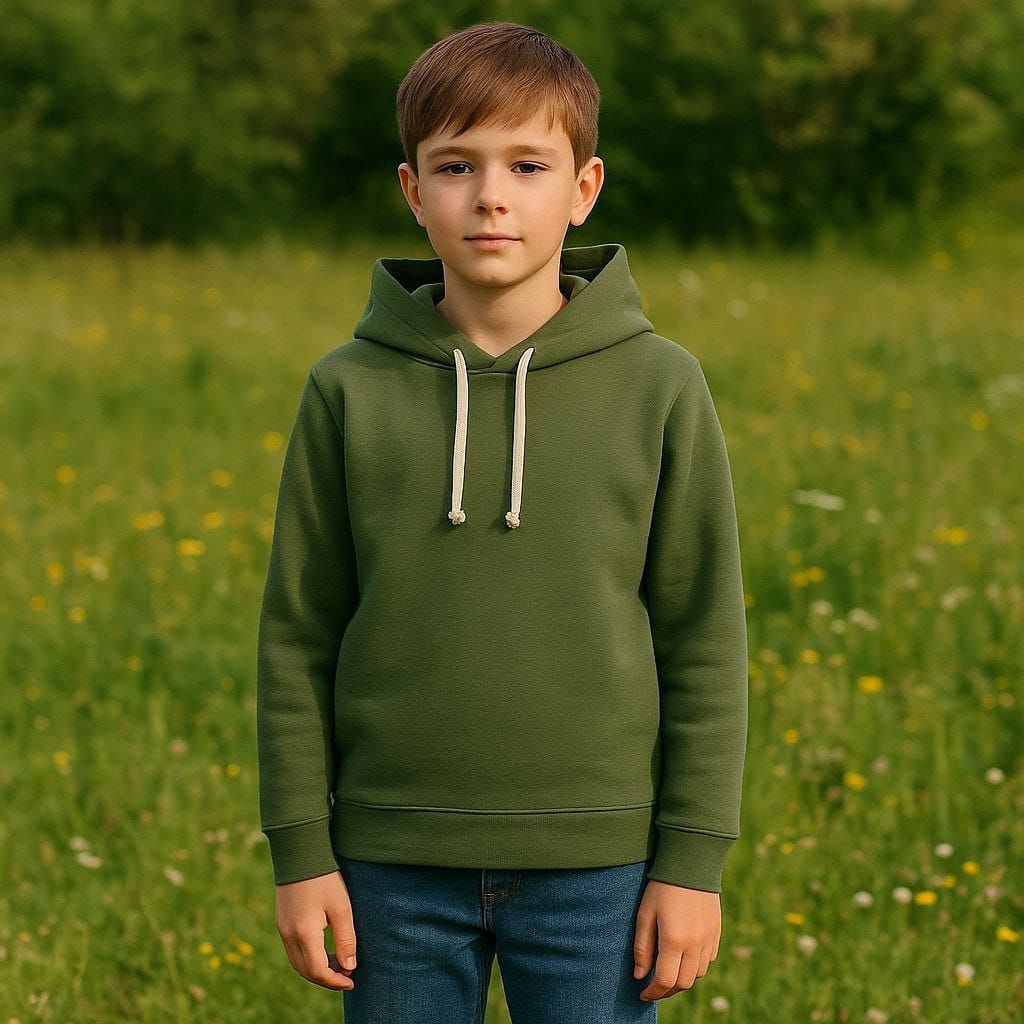 Hoodie With Fleece For Kids Size S
