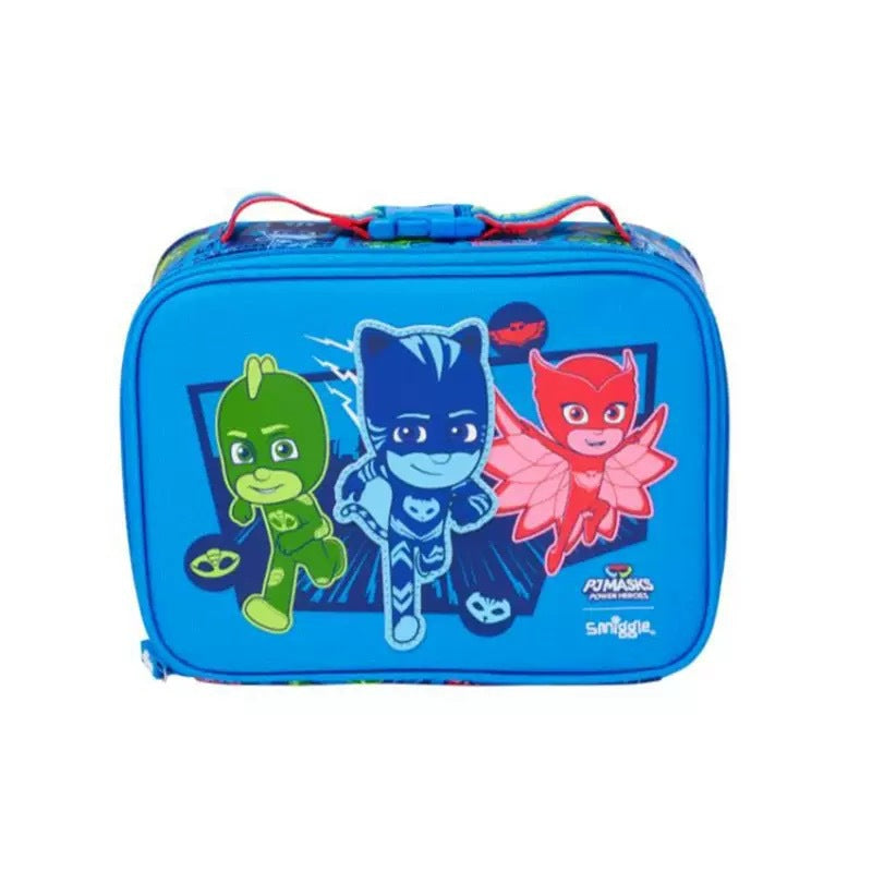 Smiggle PJ Masks Design Set 3pcs Backpack 26cm Lunch Box Bottle