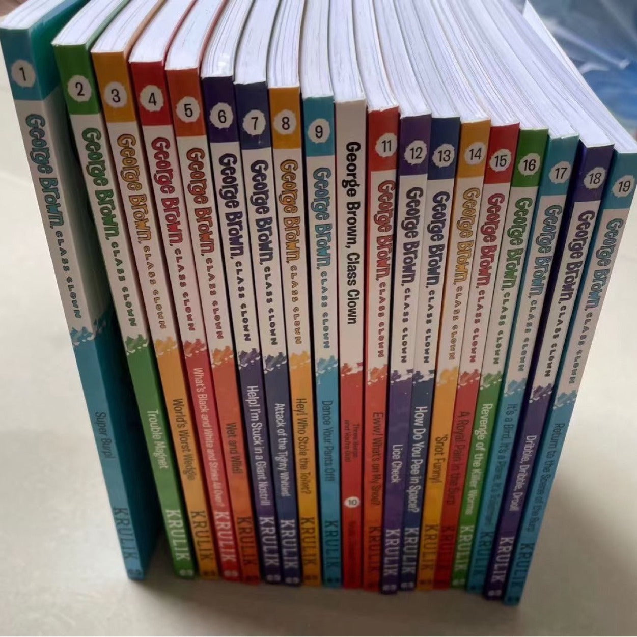 Super Burp George Brown Class Clown 19 Books Set