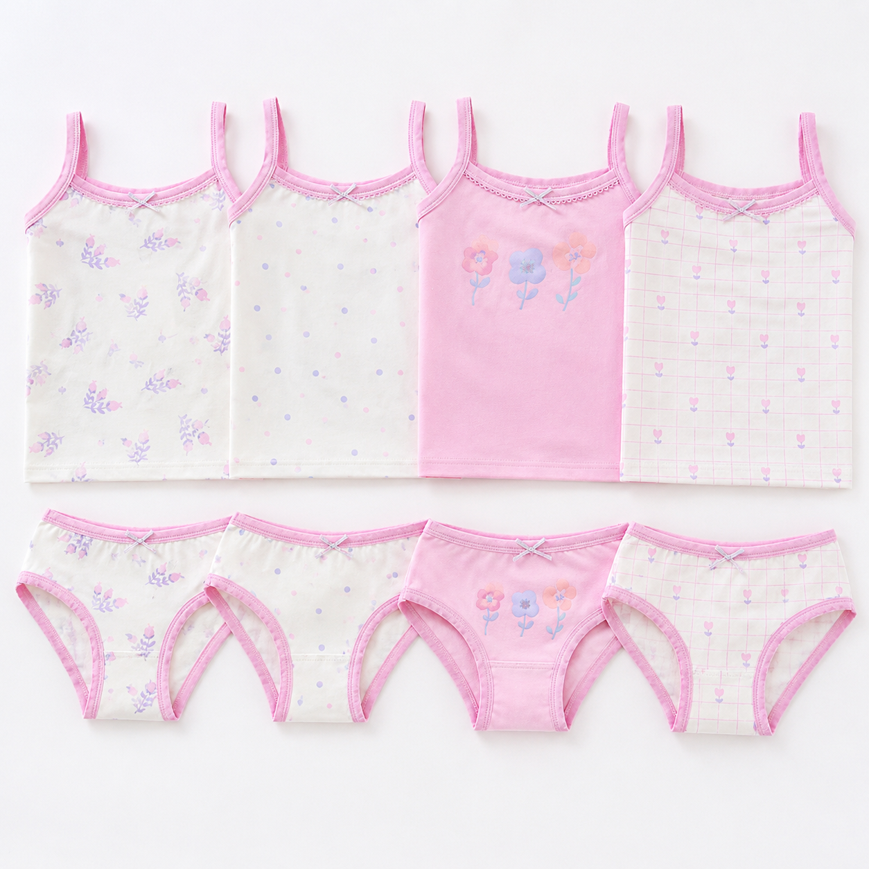Girls Cotton Underwear 2-12y -Purple Tulip | Build Your Own Set