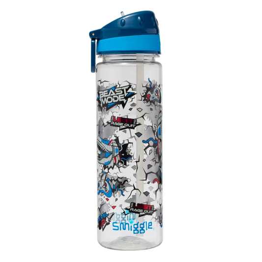 Smiggle Bottle 650ml Game Design 24cm