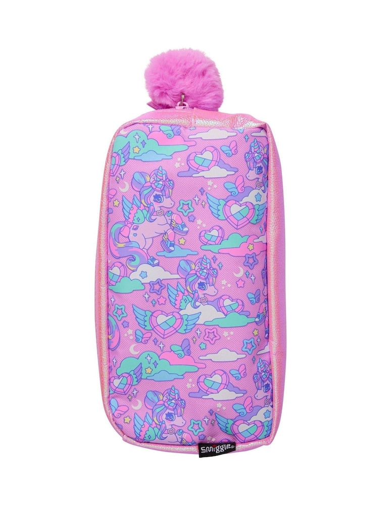 Smiggle Pencil Case - Pink Unicorn
