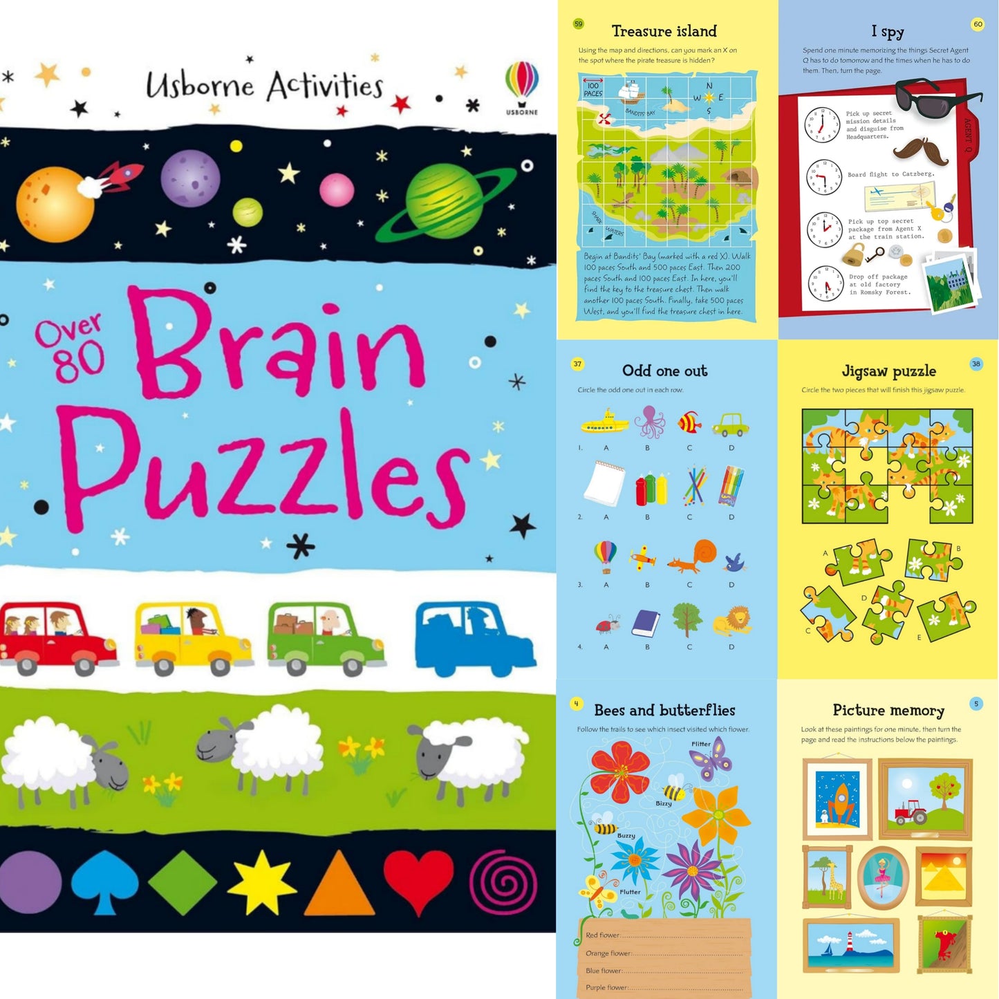 Usborne Activities Puzzle Books | Soft Cover | 8+