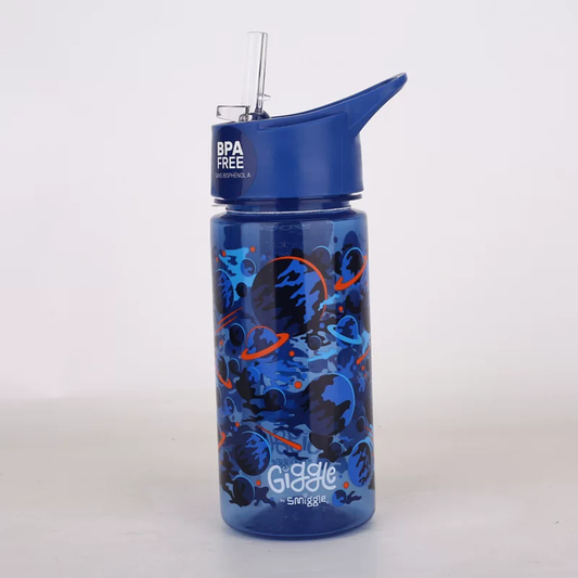 Smiggle Bottle 440ml Space Design 17.5cm