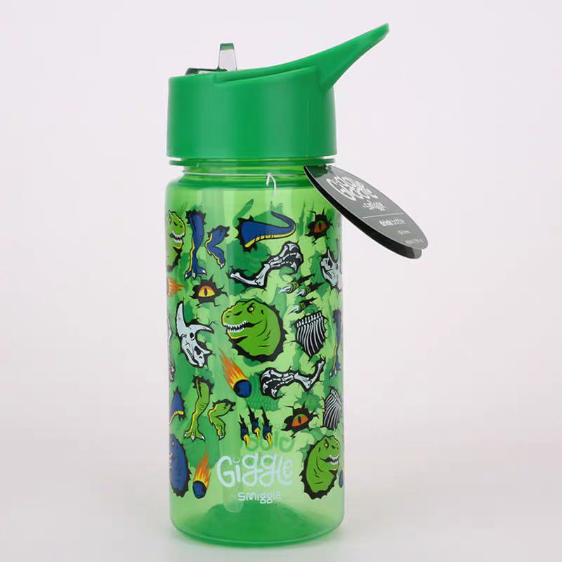 Smiggle Bottle 440ml Dinosaur Design 17.5cm