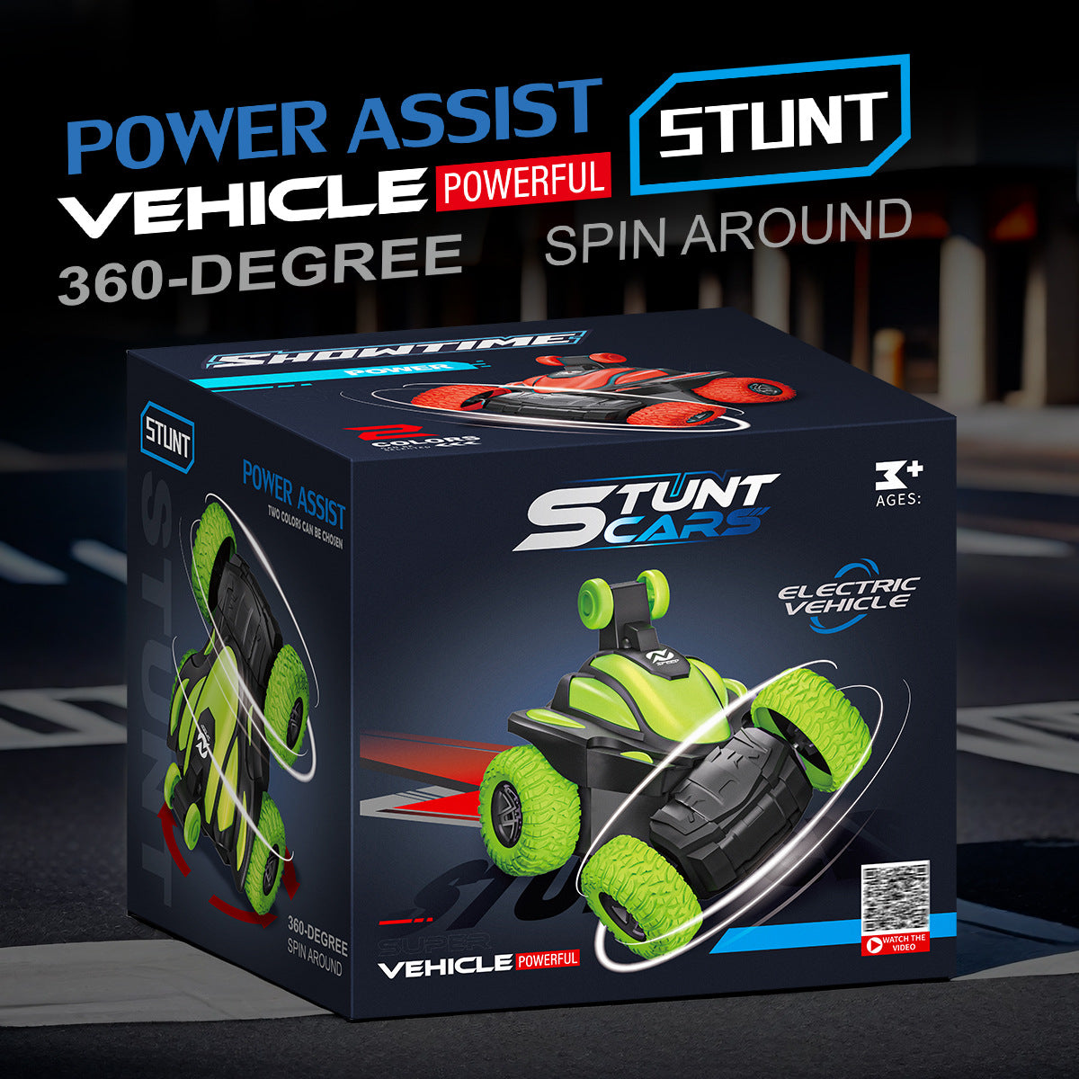Stunt Gear Cars Toy For Boys