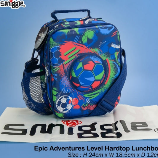 Smiggle Lunch Bag Colored Football Design