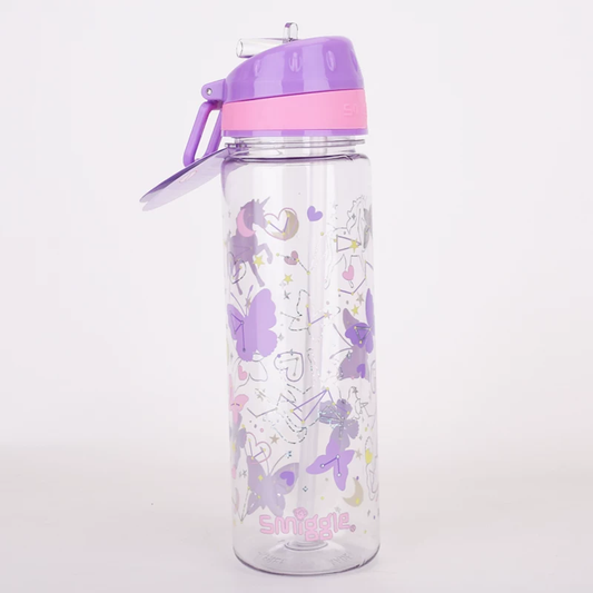Smiggle Bottle 650ml Butterfly Design 24cm
