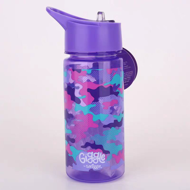 Smiggle Bottle 440ml Colorful Design 17.5cm