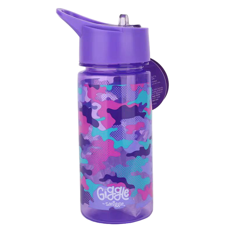 Smiggle Bottle 440ml Colorful Design 17.5cm