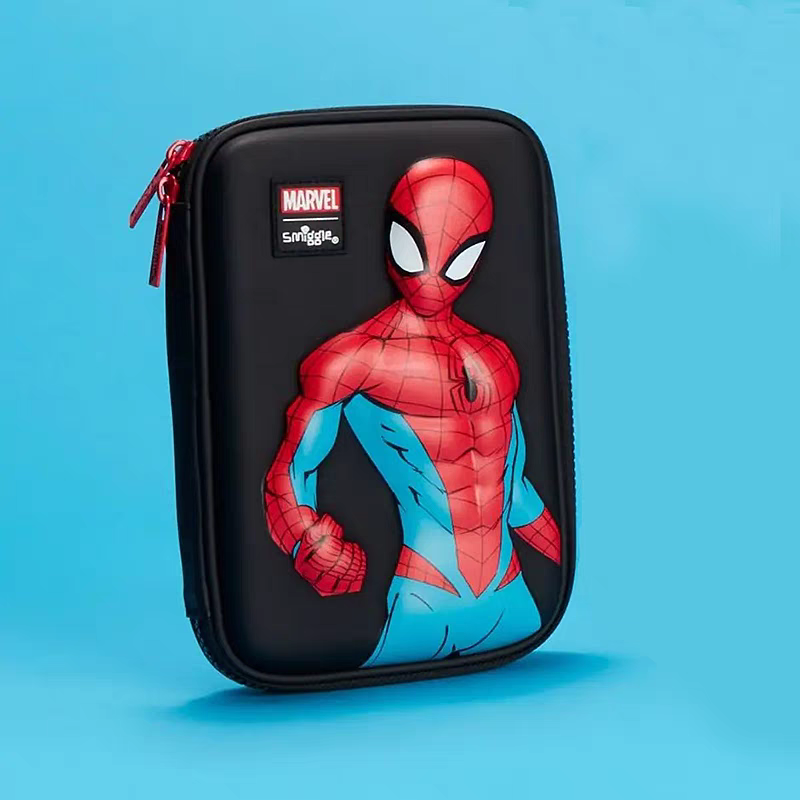 Smiggle Marvel Design 4Pcs Set Backpack 42cm Bottle Case Lunch bag
