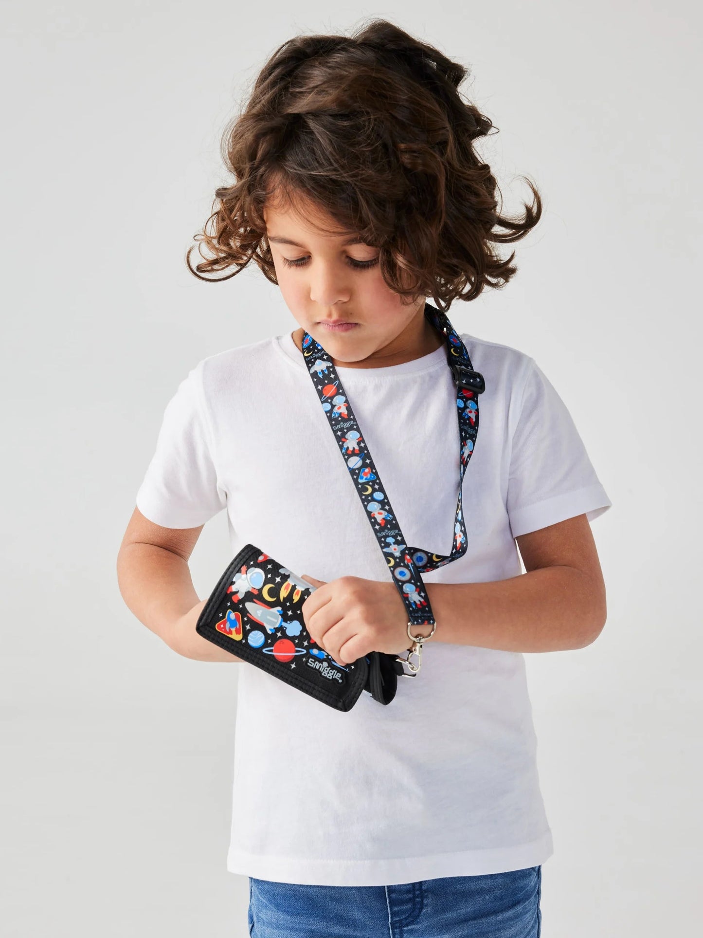 Smiggle Space Wallet Lanyard