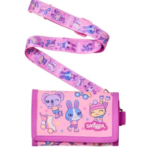 Smiggle Cartoon Animals Wallet Lanyard