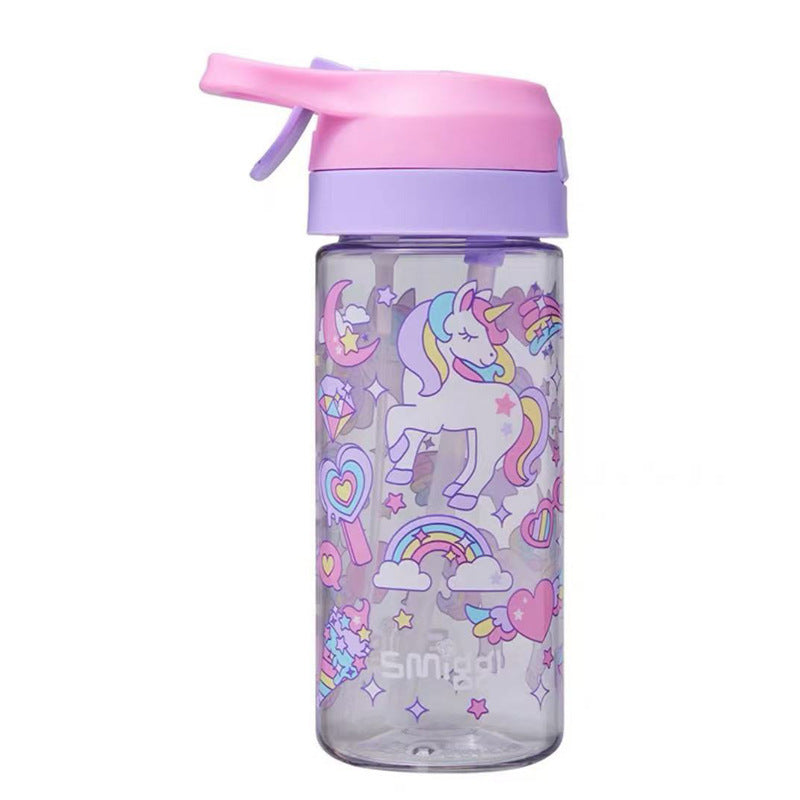Smiggle Water Bottle - Unicorn | Rainbow | 440ml