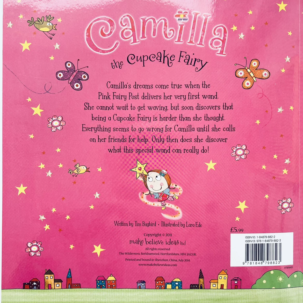 Camilla The Cupcake Fairy Book For Kids