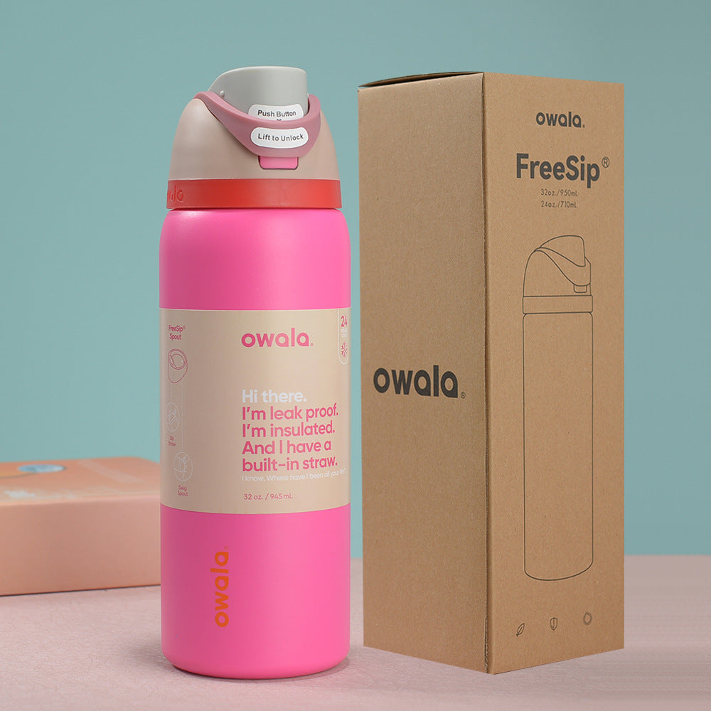 Owala Bottle Stainless Steel With Straw 710 ml 950ml