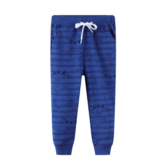 Boys Sweat Pants Cotton 100% Dino Design