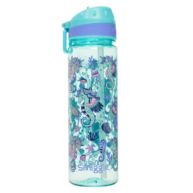 Smiggle  Sea Horse Bottle 650ml 24cm